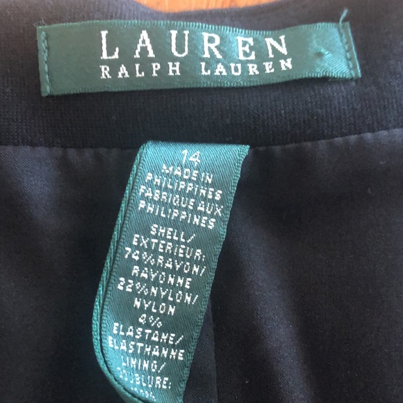 Lauren Ralph Lauren Jersey Knit Drop Waist Swing Skirt Sz 14 - Like New - Picture 6 of 8